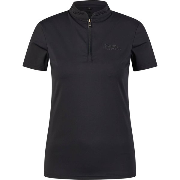 Pikeur FS25 Selection Zip-Funktionsshirt Damen - black, Größe 44