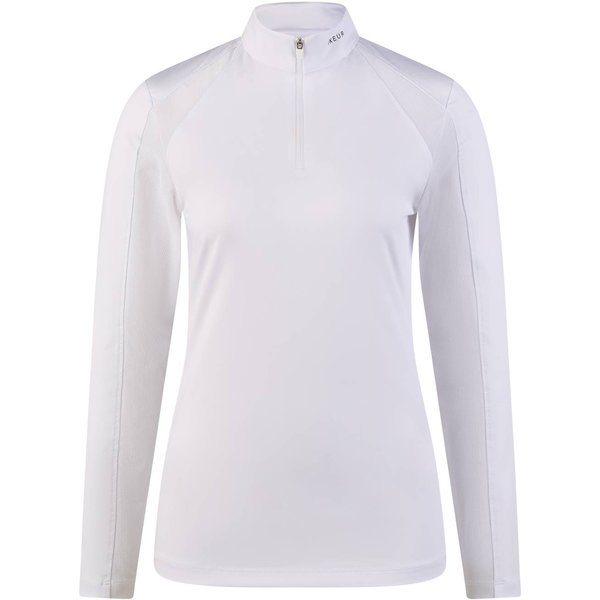Pikeur FS25 Sports Mesh Longsleeve Funktionsshirt Damen - weiß, Größe 38