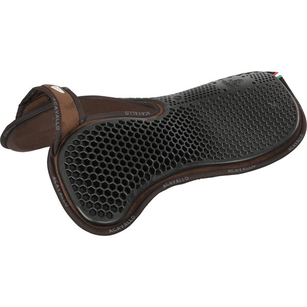 Acavallo Widerristfrei Hexa Front Riser Memory Sattelpad vorne erhöht - braun, Größe onesize