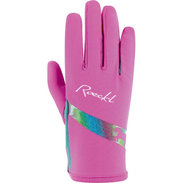 Roeckl Kapriole Reithandschuh Kinder - deep pink, Größe 5