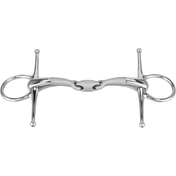 Sprenger SATINOX Schenkeltrense 14 mm doppelt gebrochen Edelstahl - Größe 135 mm