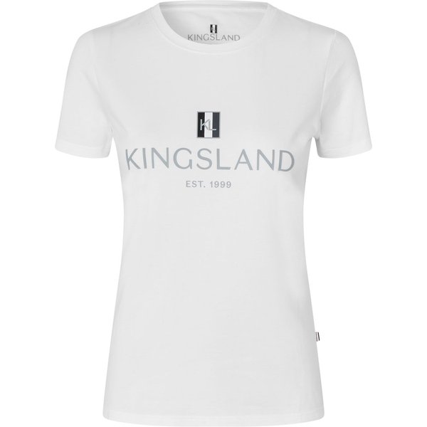 Kingsland Classic Logo T-Shirt Damen - white, Größe S