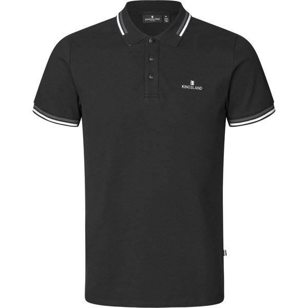 Kingsland Classic Polo Shirt Herren - black, Größe L