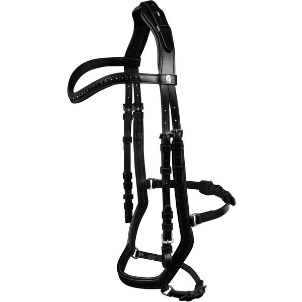 Waldhausen X-Line Trensenzaum Relaxation - schwarz, Größe Warmblut