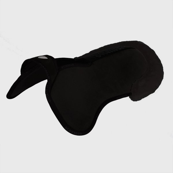 Acavallo Widerristfreies Konfigurations-Taschenpad Ecowool Flat - black/black