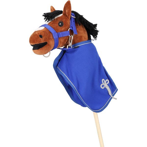 QHP Fleece Decke Hobby Horse - kobaltblau