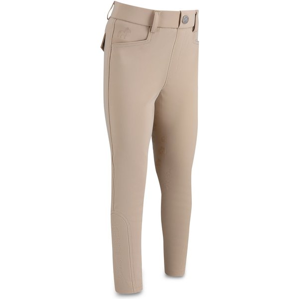 Kentucky Horsewear Sammy Vollgrip Reitleggings Jungen - beige, Größe 120
