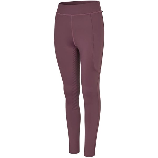 Kingsland KLMelody Vollgrip Reitleggings Junioren - plum wine, Größe 140