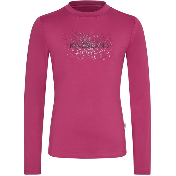 Kingsland KLMadeline T-Shirt mit langarm Junioren - pink magenta haze, Größe 164