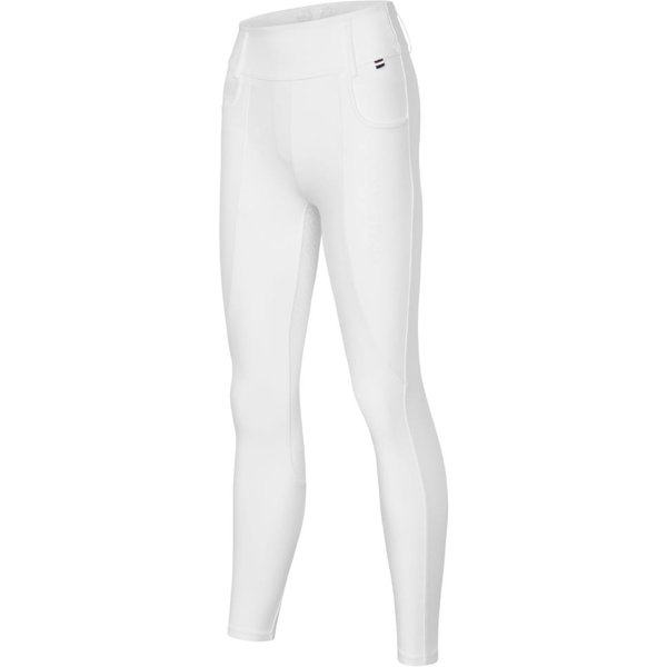 Kingsland KLKristin Pull-Up Vollgrip Reithose Damen mit A-Shape - white, Größe 38