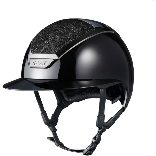 Kask Star Lady Pure Shine Swarowski Midnight Reithelm inkl. Liner - black, Größe 55