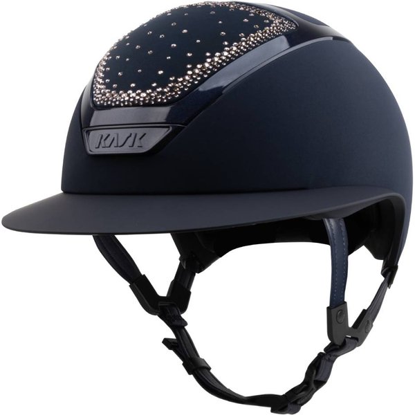 KASK Reithelm Star Lady Chrome IN-OUT - navy_navy_vintagerosemix, Größe 58