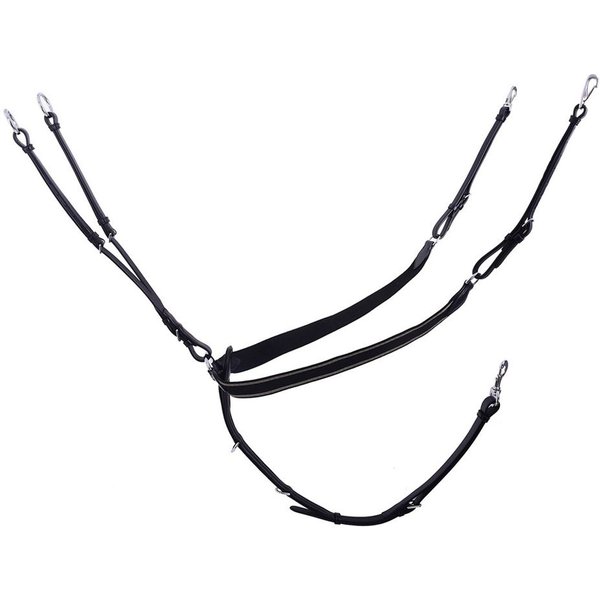 Schockemöhle Vorderzeug SP Pro Jump Plus - black/silver, Größe WB