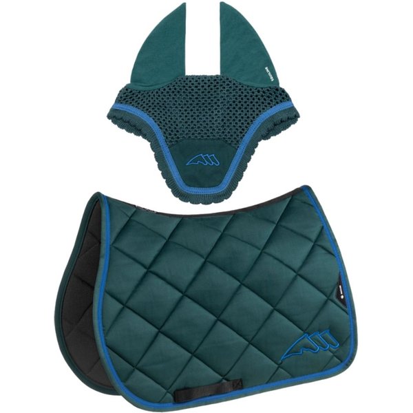 Equiline Eqchroma Schabracke und Fliegenhaube-Set - bottle, Größe Springen (N)