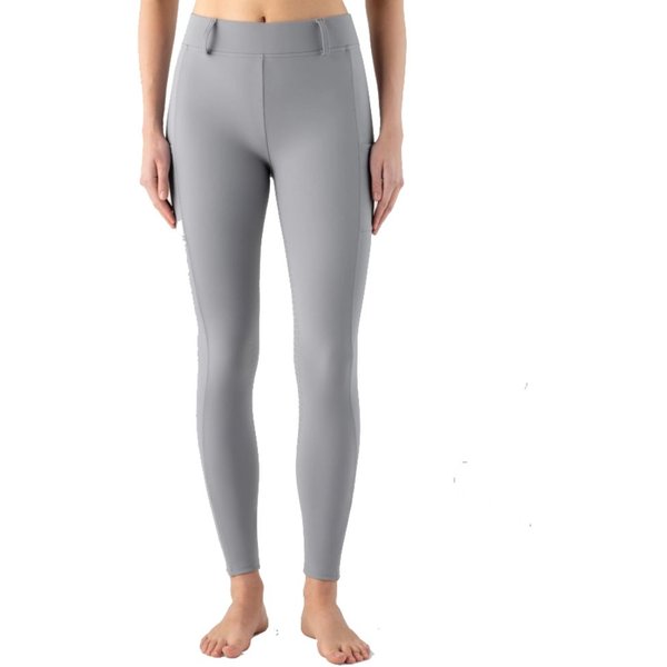 Equiline Steref Vollgrip Reitleggings Damen - cool grey, Größe L