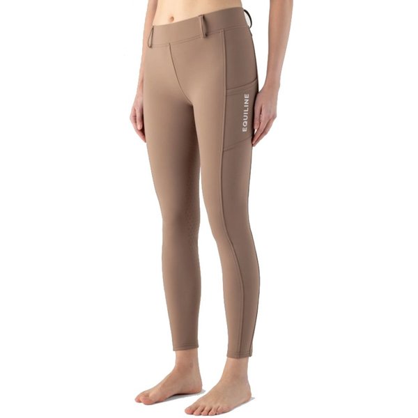Equiline Steref Vollgrip Reitleggings Damen - cammello, Größe L