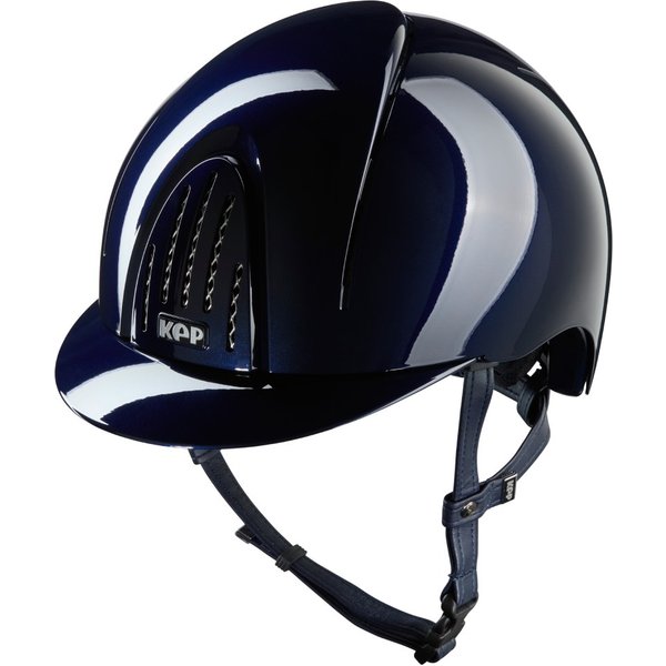 KEP Smart Nova Metal Polish Reithelm - blue, Größe L (59-62)