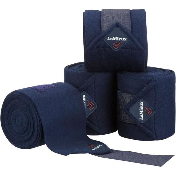 LeMieux Classic Polo Fleecebandagen - navy, Größe Warmblut