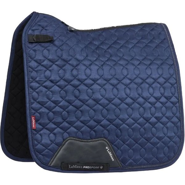 LeMieux Crystal Suede Dressurschabracke - navy, Größe S/M