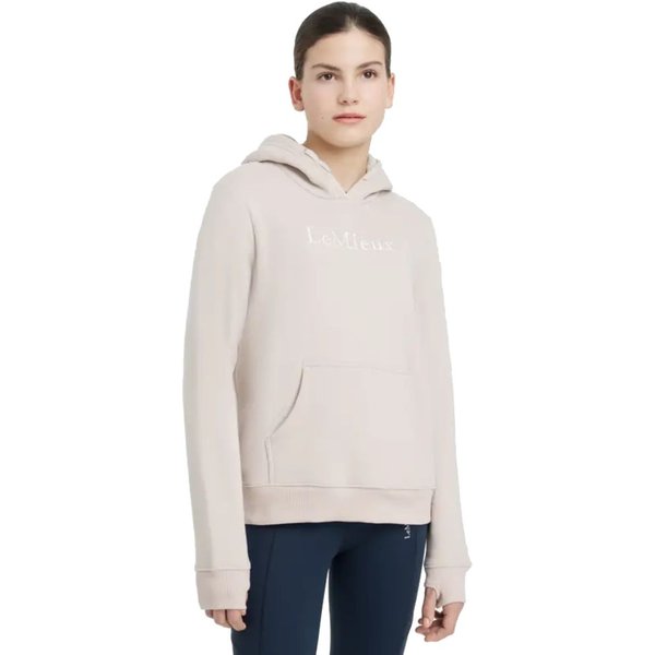 LeMieux Young Rider Classique Hoodie Kinder - stone, Größe 164