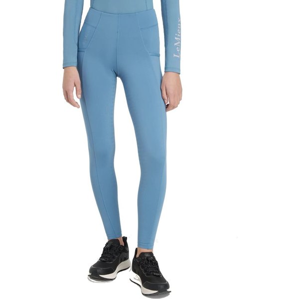 LeMieux Young Rider Orla Leggings Kinder - ice blue, Größe 140
