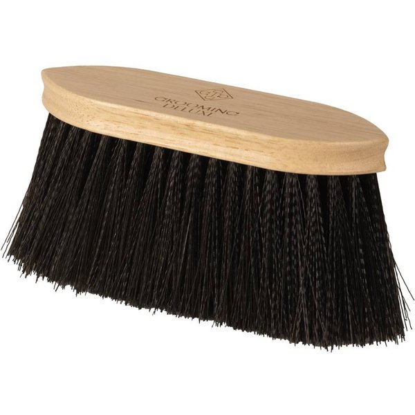 Grooming Deluxe Wooden classic Brush long soft - black