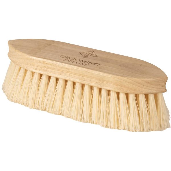 Grooming Deluxe Wooden classic brush short hard - Wurzelbürste - naturel