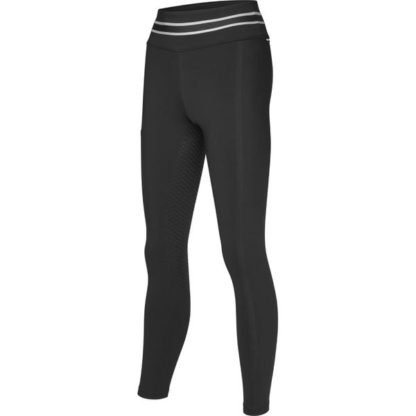 Kingsland KLLaura Reitleggings mit F-Grip für Damen - black, Größe XL