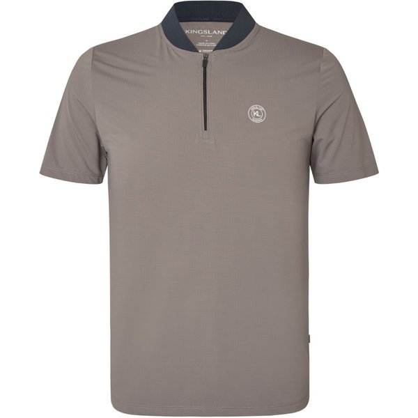 Kingsland KLLiam Herren-Trainingsshirt mit kurzen Ärmeln - brown iron, Größe S