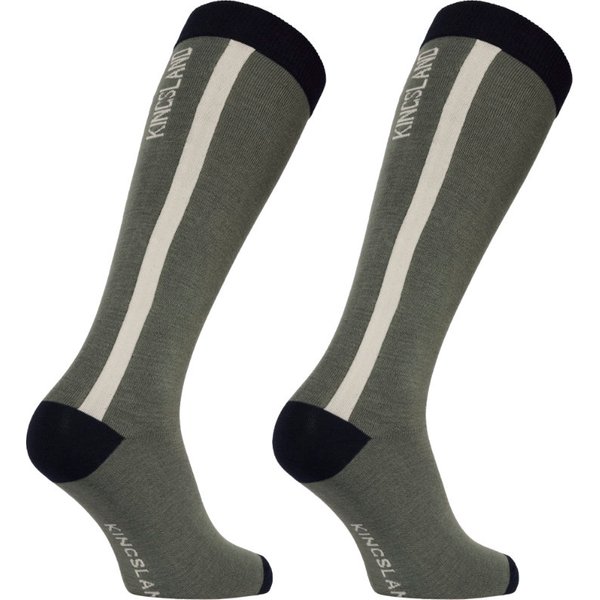Kingsland KLLaura Coolmax-Socken 2er-Pack - green agave, Größe 38/40
