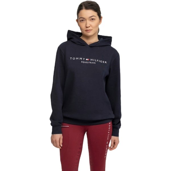 Tommy Hilfiger Equestrian TH Equestrian Hoodie Damen - desert sky, Größe S