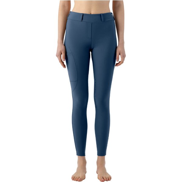 Equiline Eqednak Kniegrip Reitleggings Damen - dark denim, Größe L