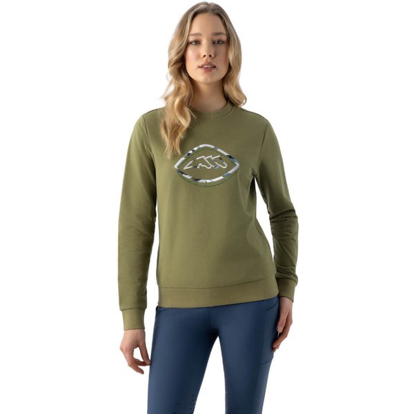 Equiline Eqeben Sweatshirt Damen - loden green, Größe S