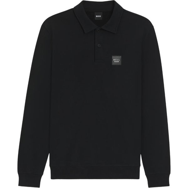 BOSS Equestrian Luis Polo Sweater Herren - black, Größe XL