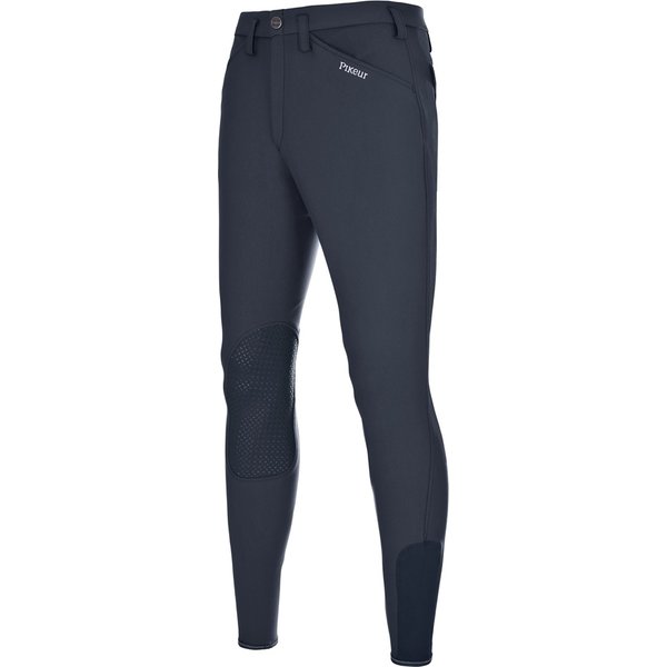 Pikeur Rodrigo Grip II Kniebesatzhose Herren - blacknavy, Größe 42