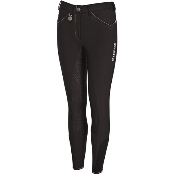 Pikeur Patrizia Grip Ganzbesatzreithose Kinder - schwarz, Größe 140