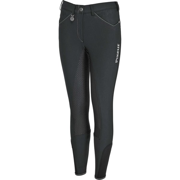 Pikeur Patrizia Grip Ganzbesatzreithose Kinder - darkshadow, Größe 140