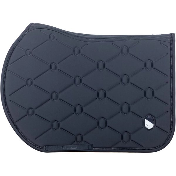 Samshield Spineshield Embroidery Schabracke Springen - anthracite, Größe Warmblut