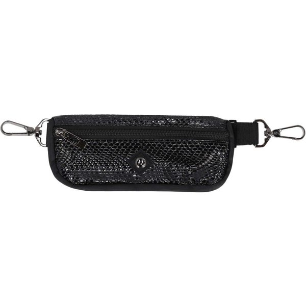 QHP Clip-on Gürteltasche Croco - black