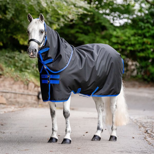 Horseware Amigo Ripstop 900D Plus 0g - Black/Classic Blue, Größe 155