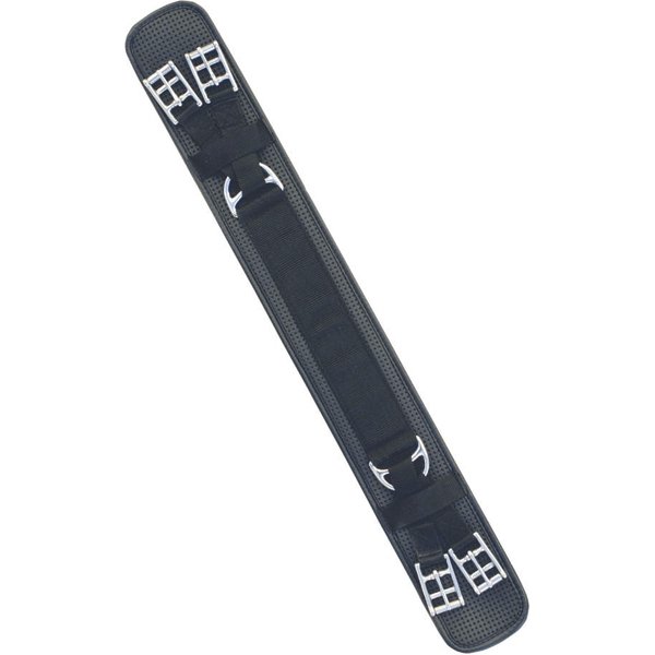 Euroriding Kurzgurt Gegenzug Neopren Gitterschaum - schwarz, Größe 65 cm