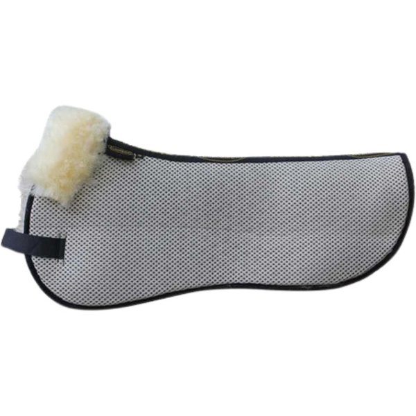 Euroriding AirTec Close Contact Sattelkissen Lammfell - creme/natur, Größe S