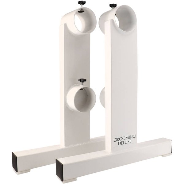 Grooming Deluxe Aluminiumn T Cavaletti 2er Set weiss - white
