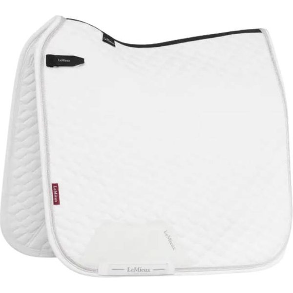 LeMieux Brilliance Dressurschabracke - white, Größe S/M