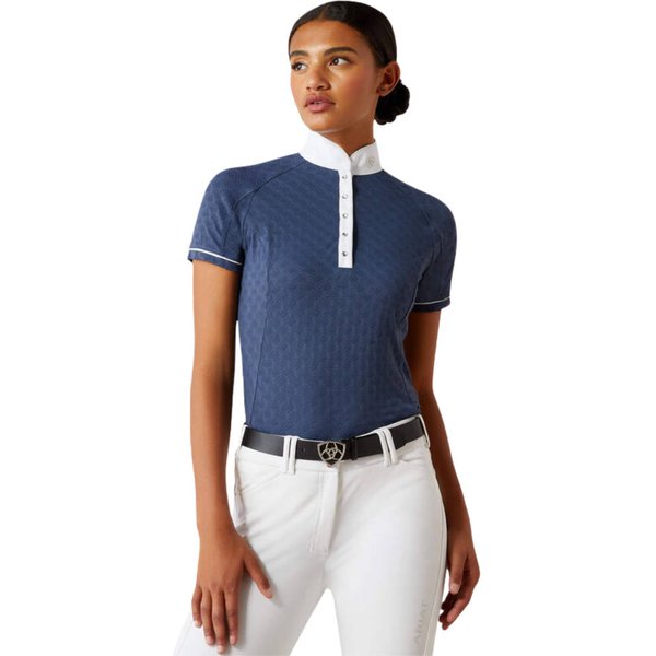 Ariat Showstopper x Show Shirt Damen - dark denim, Größe XL