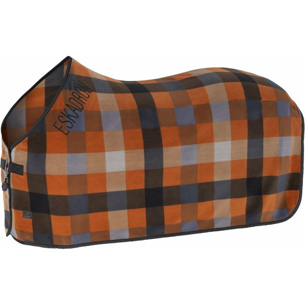 Eskadron Platinum 26 Abschwitzdecke mit leichtem Anti-Pilling Fleece - black-pale-amber, Größe S