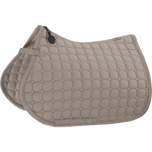 Eskadron Platinum 26 Schabracke Cotton mit Molton-Unterseite - pale grey, Größe Pony Vielseitigkeit