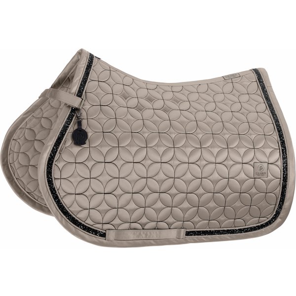 Eskadron Platinum 26 Schabracke mit aufwendiger Steppung - pale grey, Größe Pony Dressur