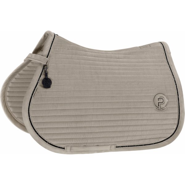 Eskadron Platinum 26 Schabracke Velvet - pale grey, Größe Pony Dressur