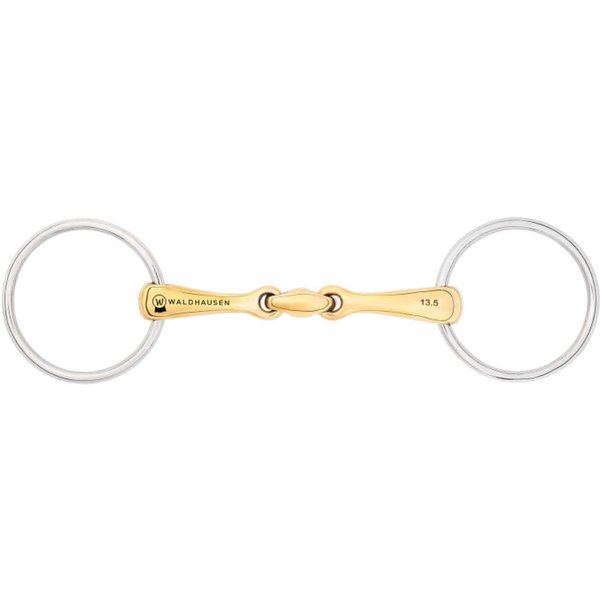Waldhausen Cyprium Wassertrense doppelt gebr. 14mm - Gold, Größe 11.5 cm
